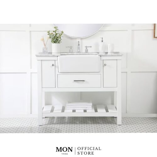 Tủ lavabo charlotte 42-inch farmhouse bathroom vanity