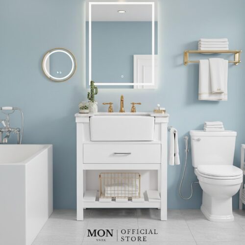 Tủ lavabo charlotte 30-inch farmhouse bathroom vanity